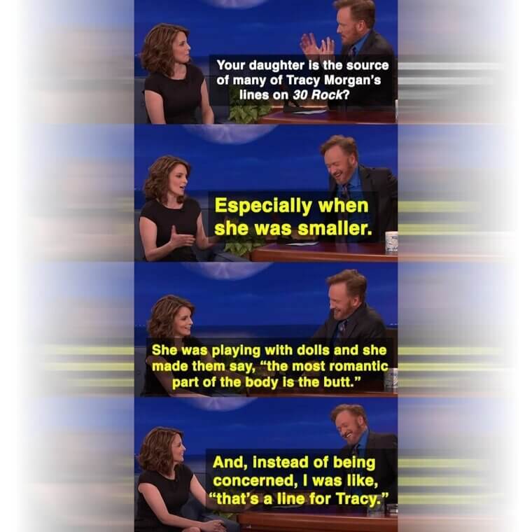 Tina Fey's Mini-Muse - Her Daughter's Comical Inspirations