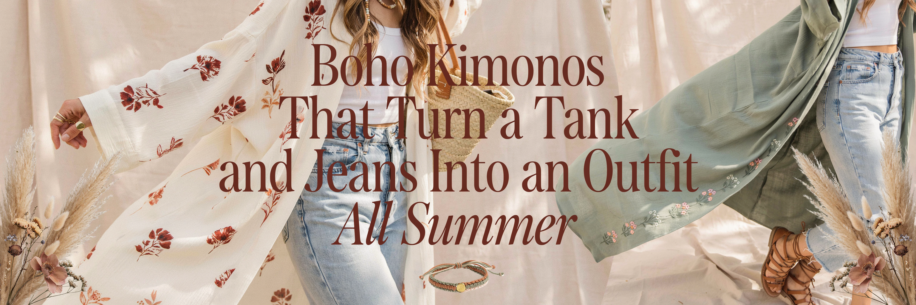 Boho Kimonos That Turn a Tank and Jeans Into an Outfit All Summer