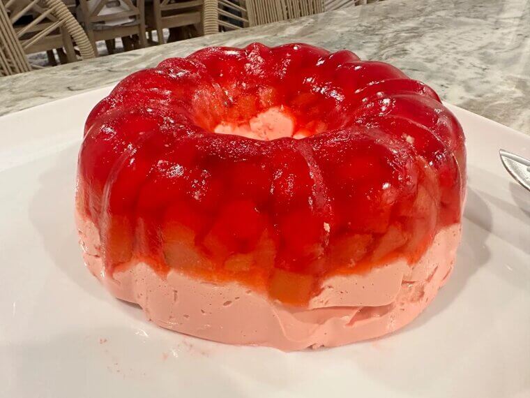 Jell-O Mold With Fruit
