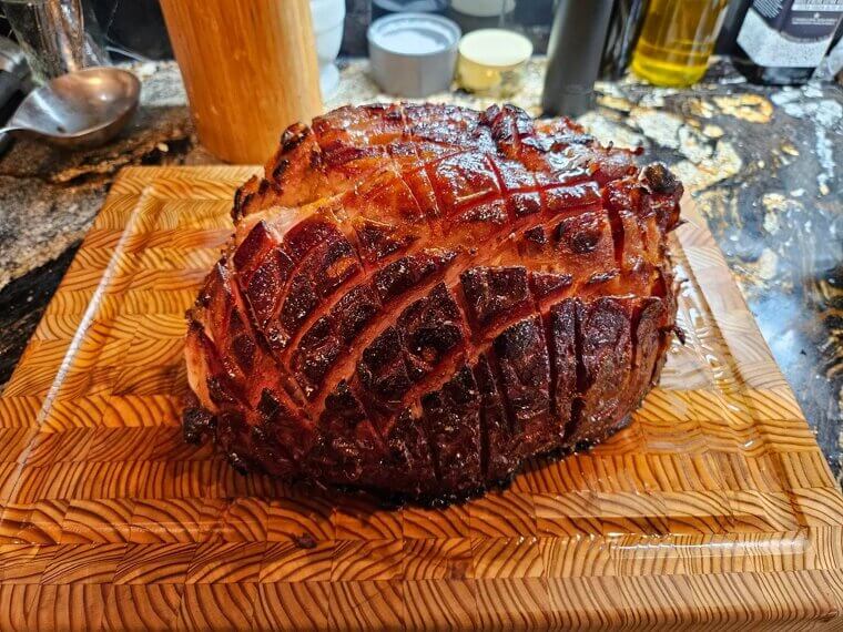 Baked Ham With Brown Sugar Glaze