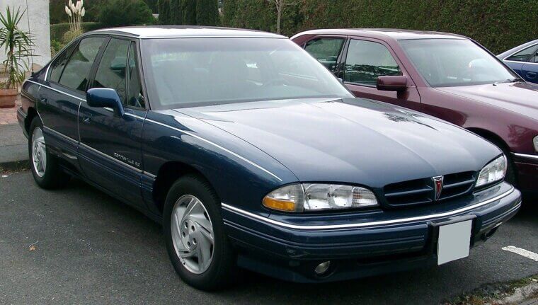Pontiac Bonneville Rolling Through the Suburbs