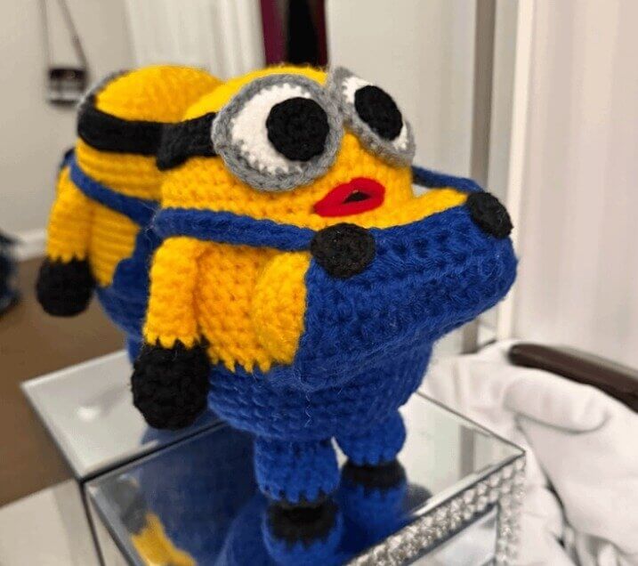 Handmade Knitted Minion for Adults