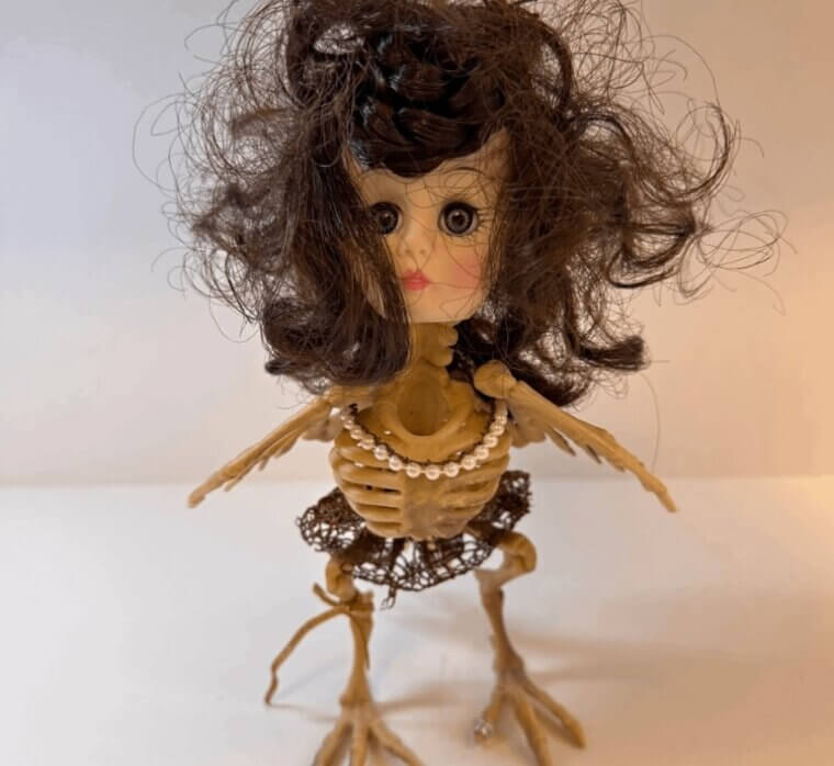 The Doll Head Is Vintage, if That Makes a Difference