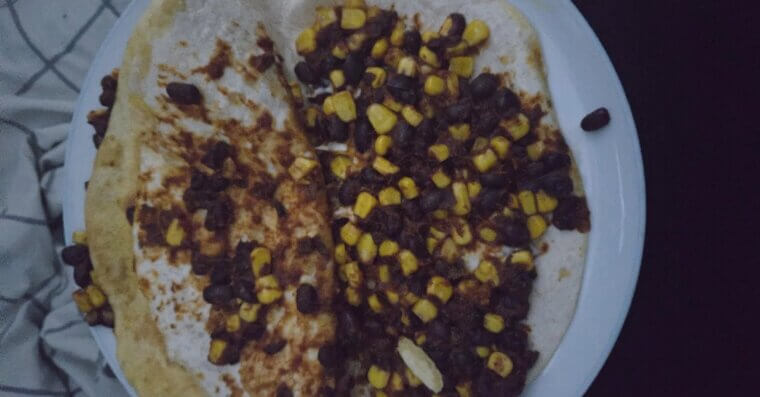 Turkey and Black Bean Quesadilla