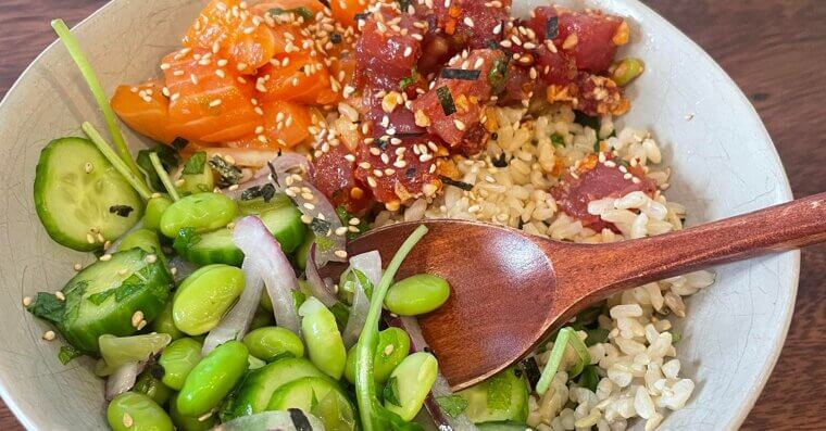 Edamame and Brown Rice Bowl