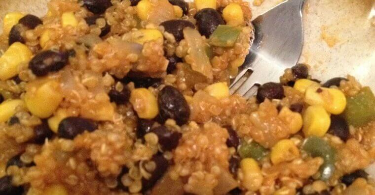 Black Bean–Quinoa Bowl