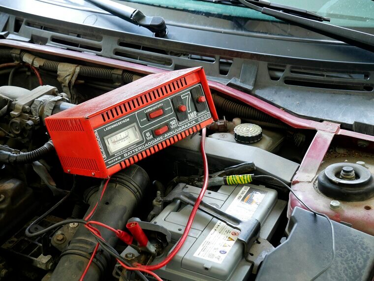A Car Battery From Another Car Will Charge Your Dead Battery