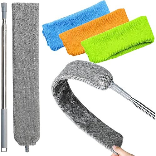 Versatile Retractable Gap Duster that Reaches Every Hidden Spot. 