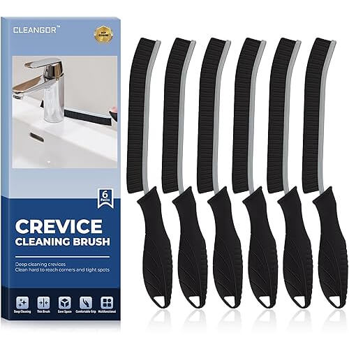 Handy Crevice Cleaning Brushes that Conquer Tight Spaces Effortlessly. 