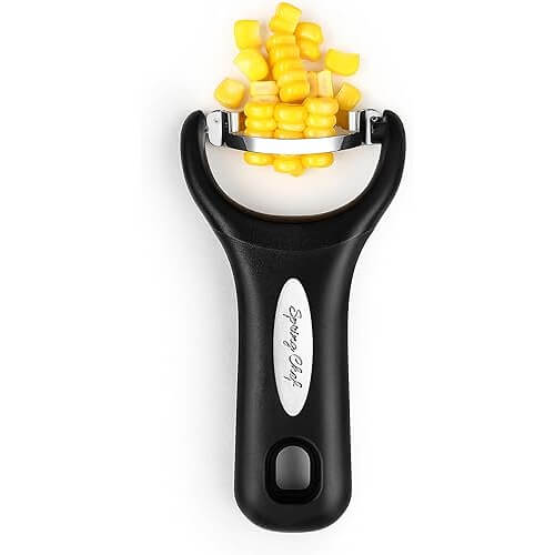 Efficient Corn Stripper Tool that Makes Fresh Kernels Effortless. 