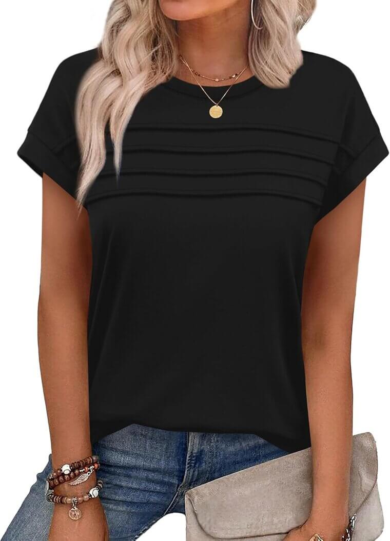 WEESO Summer Tops - Trendy Cap Sleeve T-Shirts for 2025 - Enjoy 39% Off!