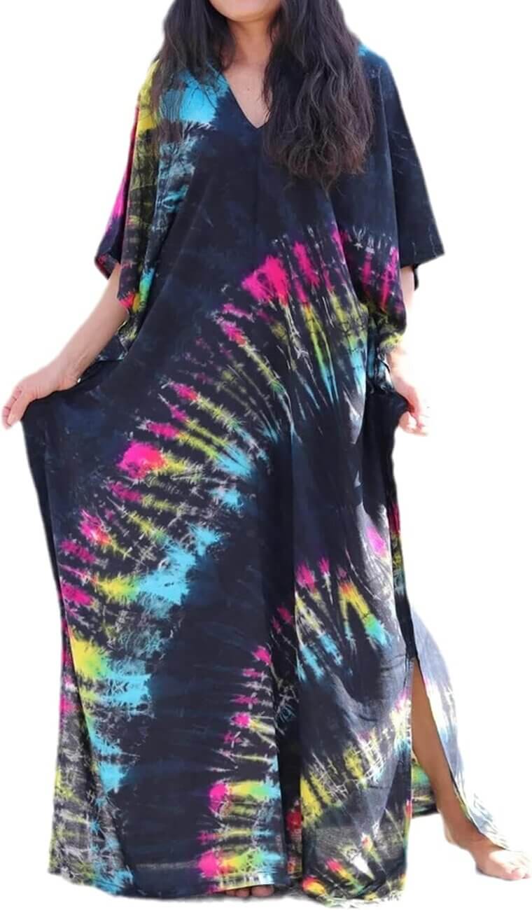 Plus Size Kaftan Dress - Perfect Beach & Evening Wear - 5% Off!