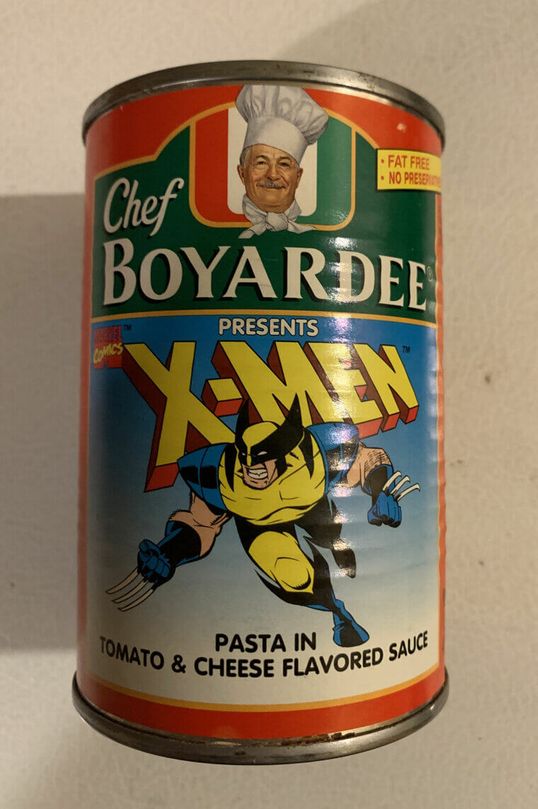Chef Boyardee X-Men Pasta