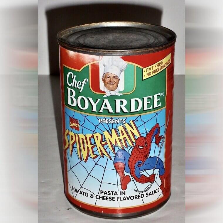 Chef Boyardee Spider-Man Pasta