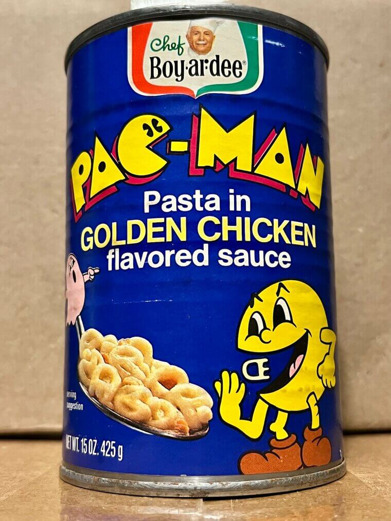 Chef Boyardee Pac-Man Pasta