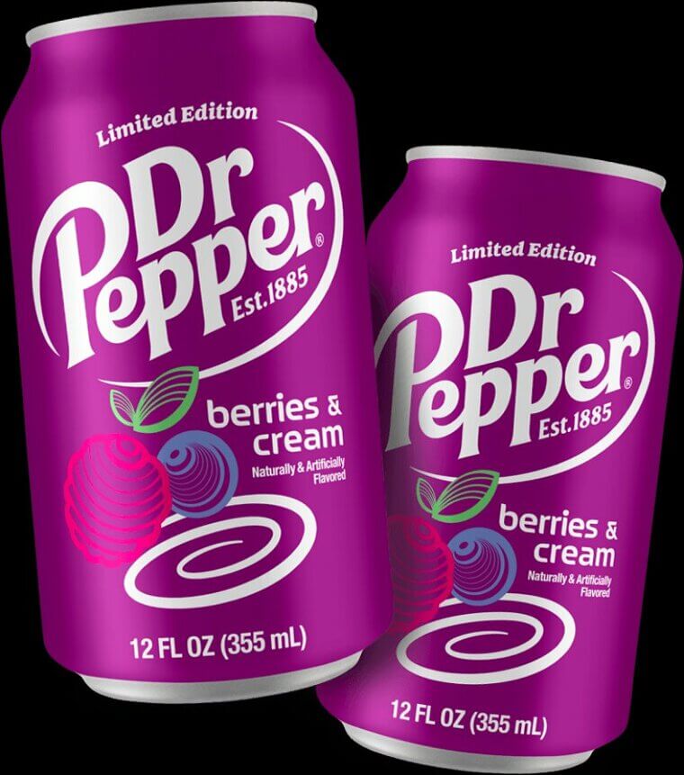 Dr Pepper Berries and Cream
