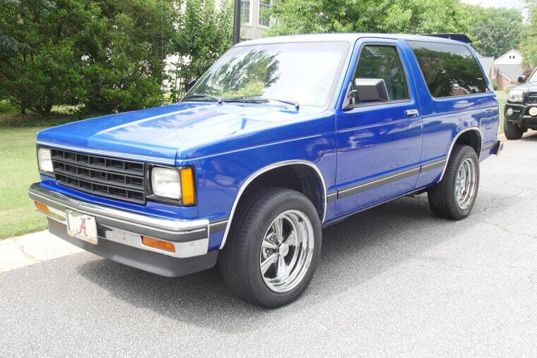 1989 - $15,750 for a Chevrolet S10 Blazer