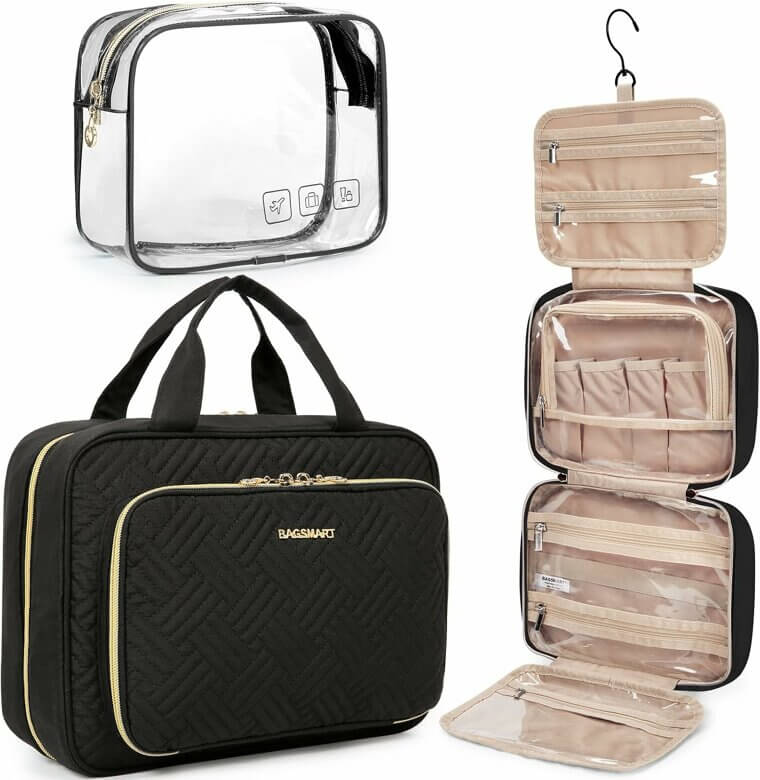 BAGSMART Toiletry Organizer - Stylish, Durable, and Travel-Friendly - Now 23% Off!