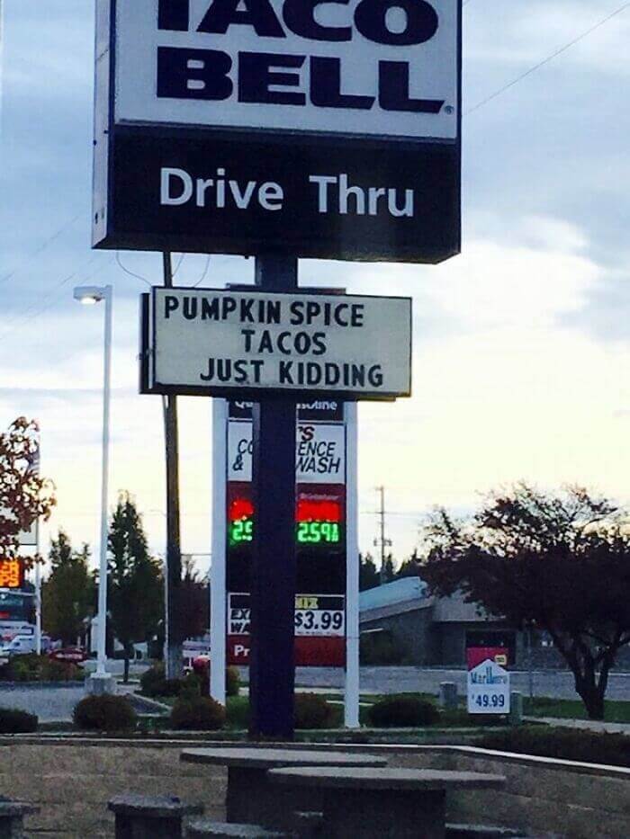 Pumpkin Spice Tacos