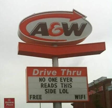 No One Ever Reads This Sign