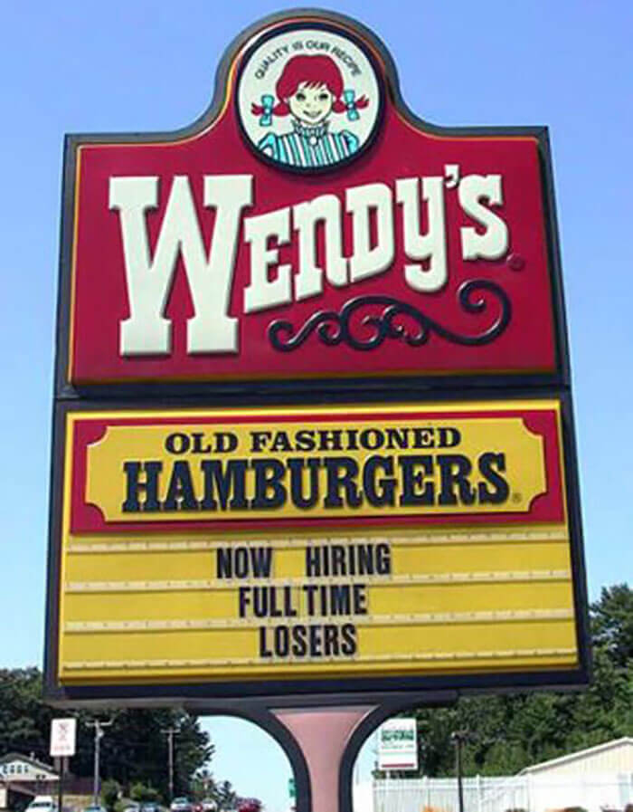 Another Restaurant Hiring Losers