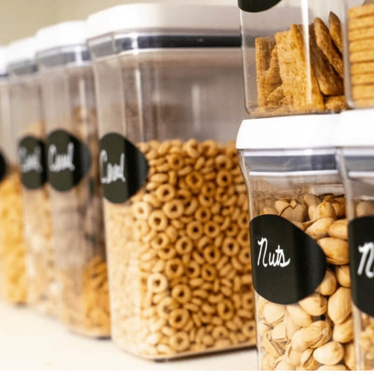Use Cereal Containers To Keep Dry Food From Going Stale
