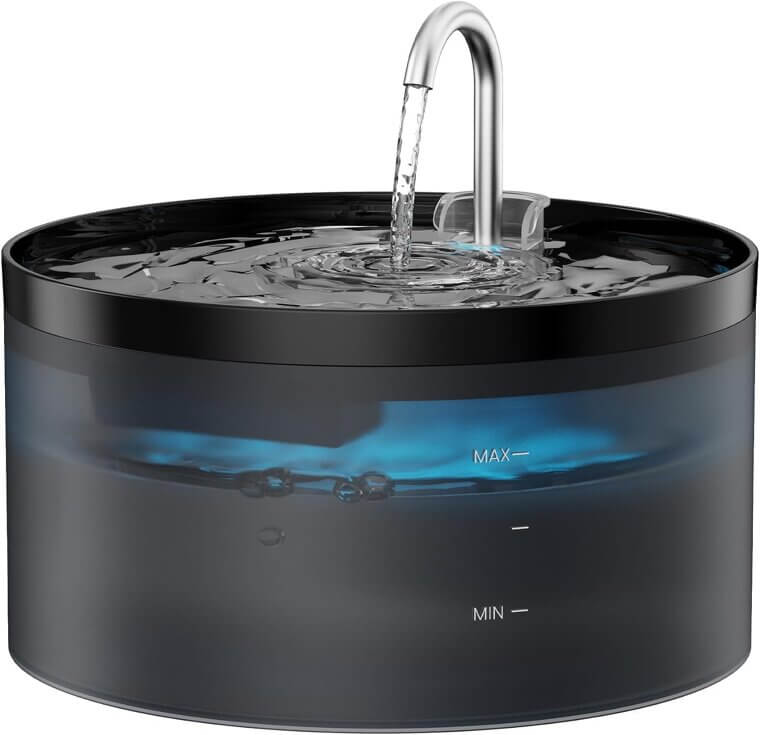 Cat Water Fountain: Silent Dispenser for Pets - Hydrate Your Furry Friends! - Now 33% Off!