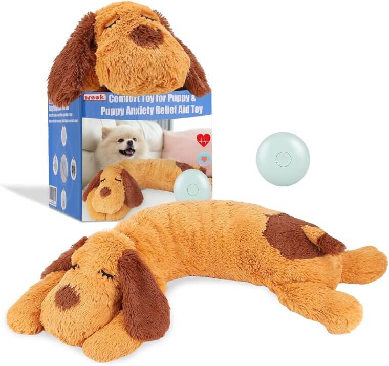 Heartbeat Puppy Toy - Calming Comfort for Pets - Now 9% Off!