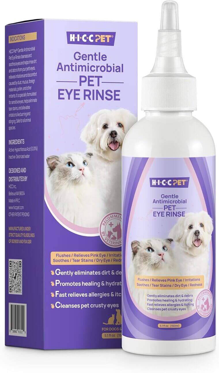 HICC PET Eye Drops - Soothe & Clean Your Pet's Eyes