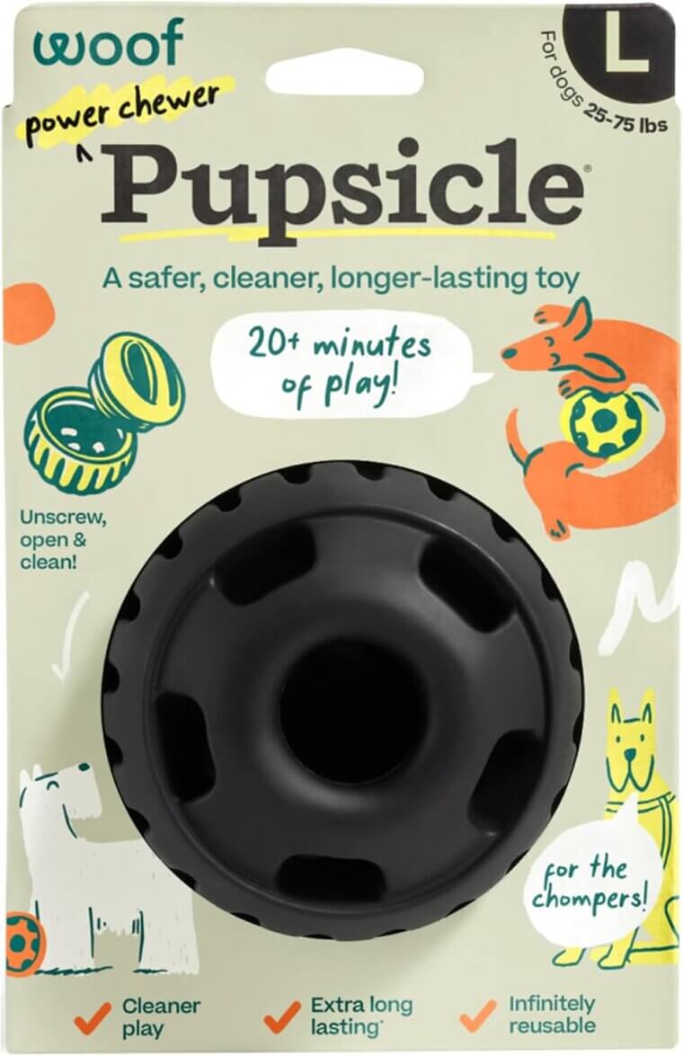 WOOF Pupsicle Chew Toy - Perfect for Aggressive Chewers! - Now 24% Off!