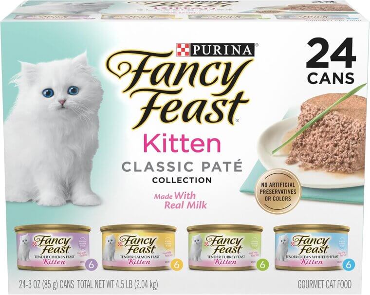 Fancy Feast Kitten Food - Delicious Varieties for Growing Kittens - 10% Off!
