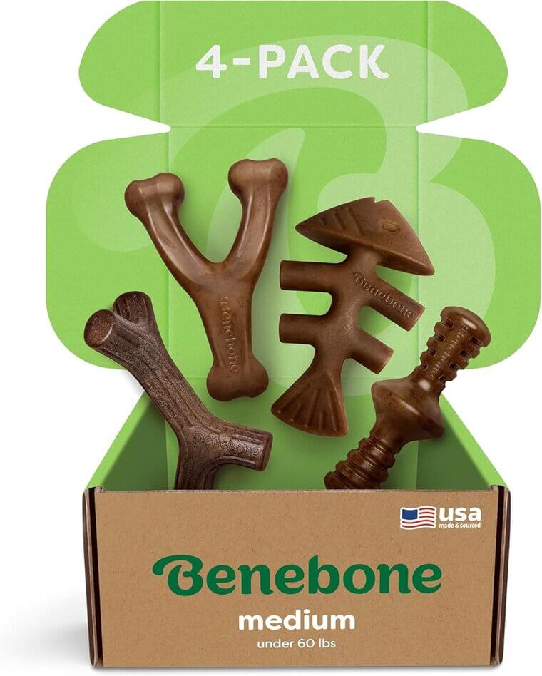 Benebone Dog Chew - Durable Toys for Aggressive Chewers, Made in USA - Enjoy 12% Off!