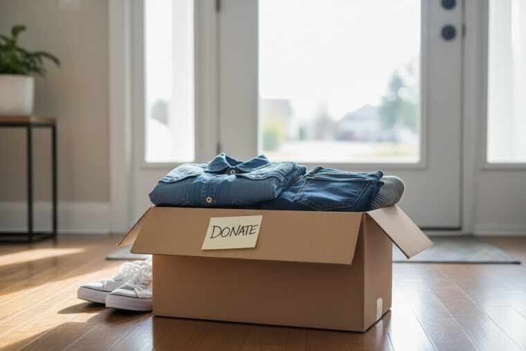 Keep a Visible Donation Box