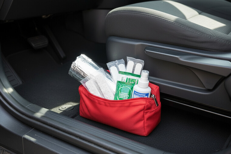 Keep a Small First-Aid Kit in the Car