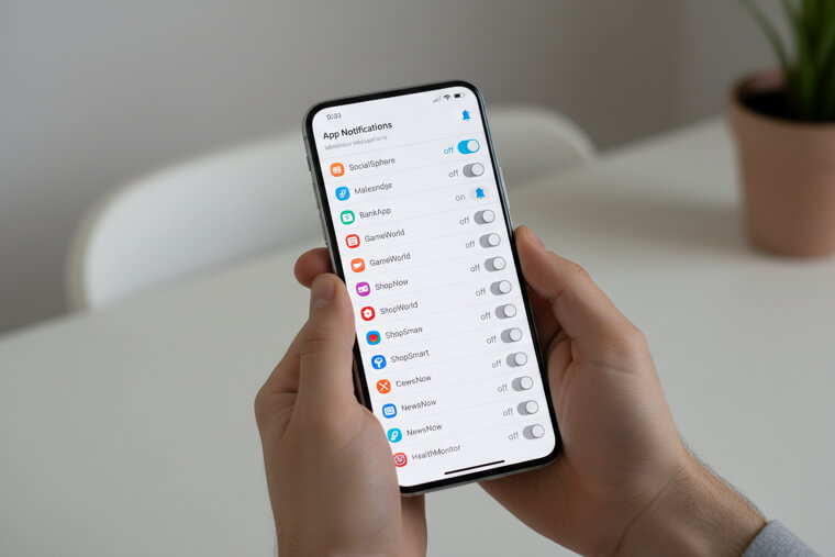 Turn Off Non-Essential Notifications