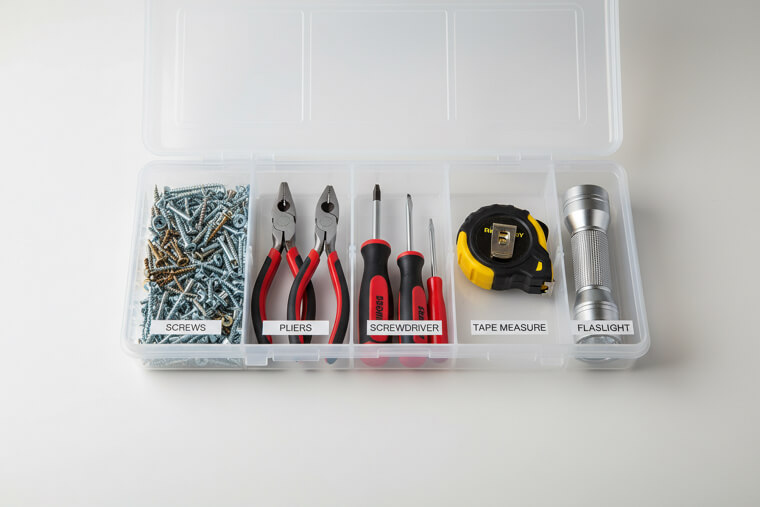 Assemble a Simple, Labeled Toolbox