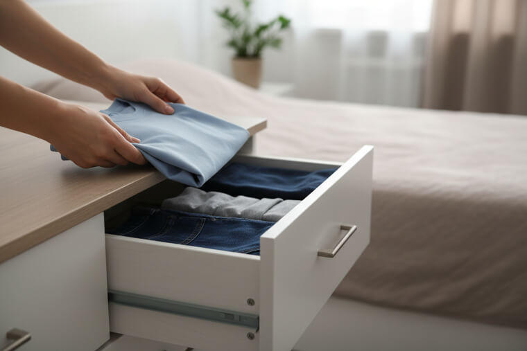 Fold Laundry Straight Into the Drawer