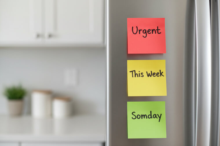 Use Sticky-Note Colors to Sort Tasks Visually