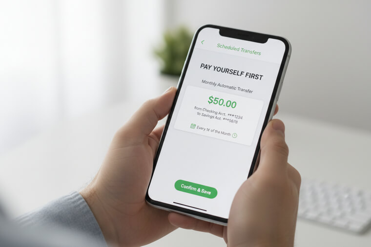 Pay Yourself First — Automate a Small Transfer