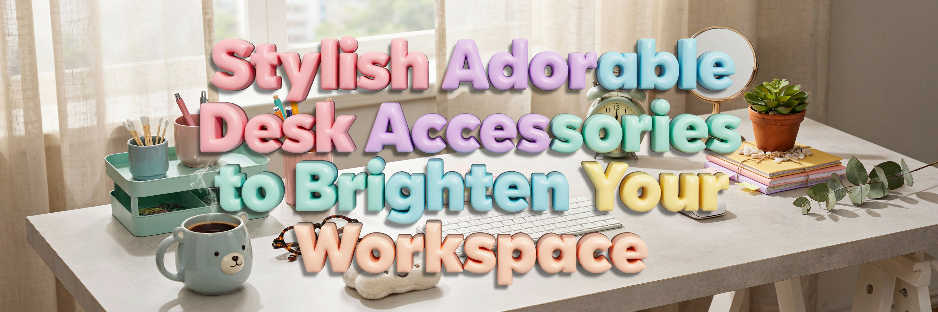 Elevate Your Workspace With These Adorable Desk Accessories