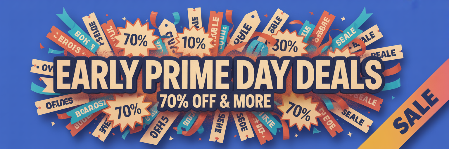 Early Prime Day Deals - 70% Off & More