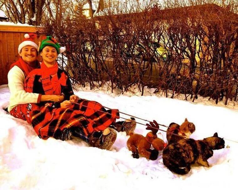 We're Jealous of This Reindeer Ride