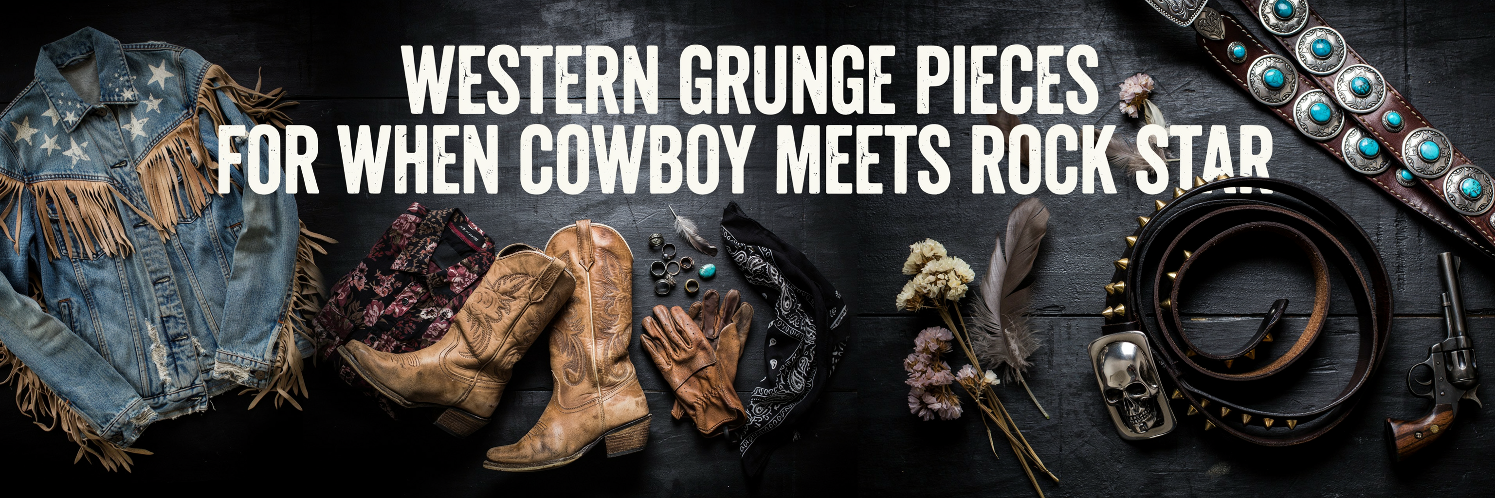 Western Grunge Pieces for When Cowboy Meets Rock Star