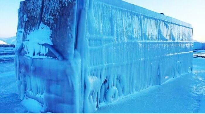 Icy Weather Calls For A Vacation Day For Busses