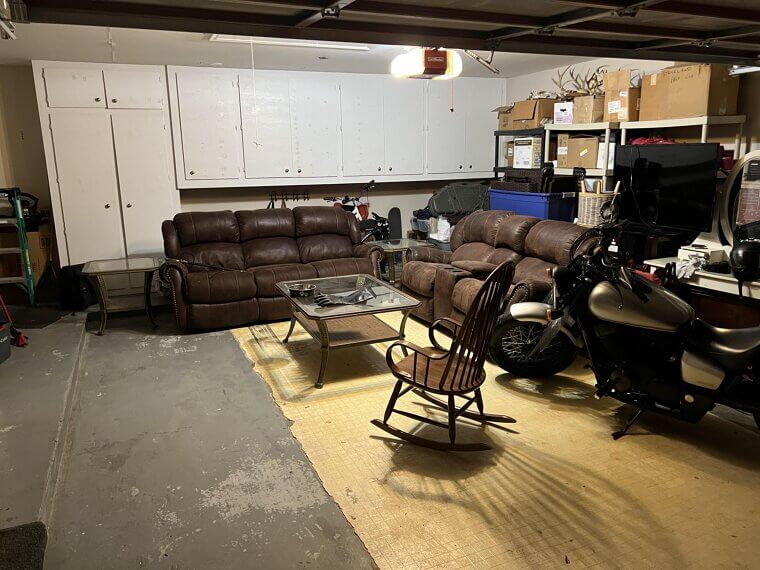 ​Storing Upholstered Furniture in Garages