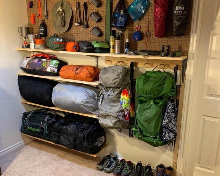 ​Storing Camping Gear While Still Dirty or Damp