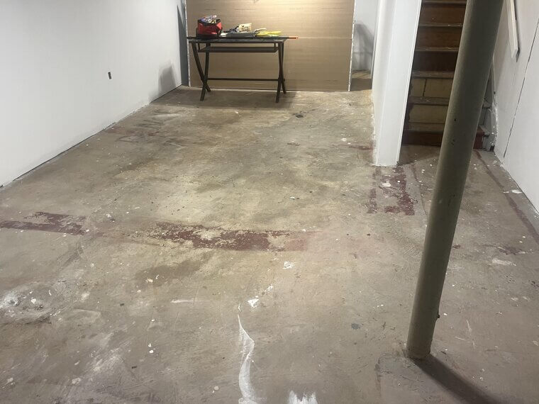 ​Storing Items Directly on Concrete Floors