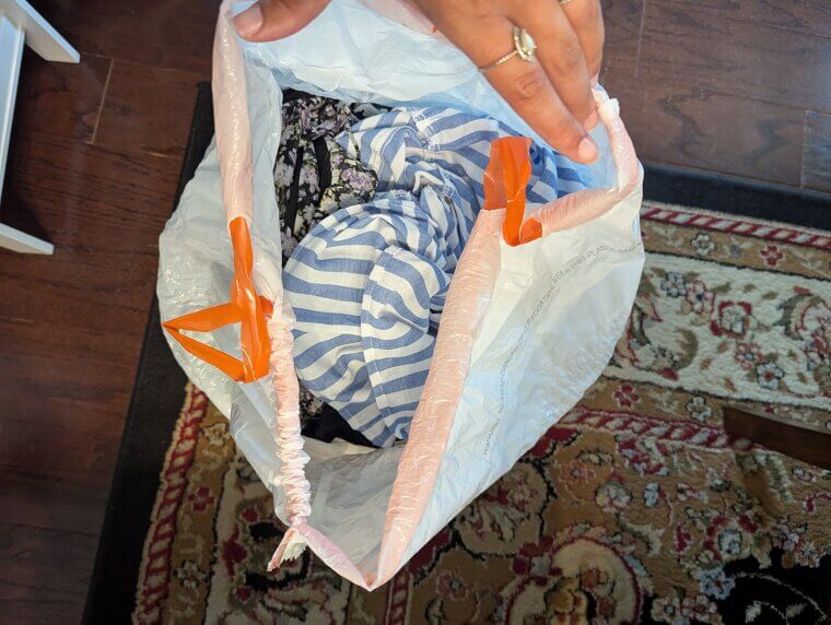 ​Storing Clothes in Plastic Bags