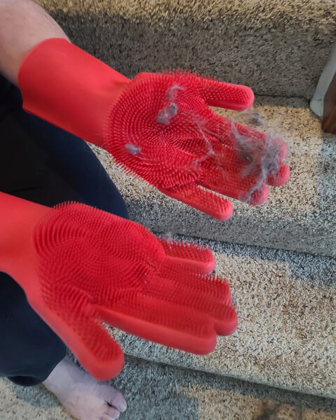 The Rubber Glove Fur Magnet