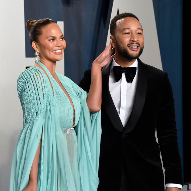 Chrissy Teigen and John Legend, Climate Change Activists, Charter Private Jet to Have Dinner